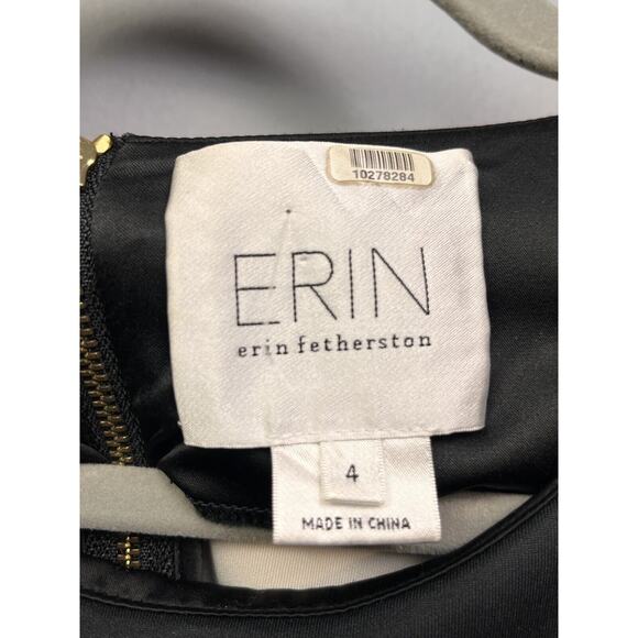 Anthropologie Erin Fetherston Dress Womens 4‎ Sugar Rose Neoprene - Picture 4 of 9